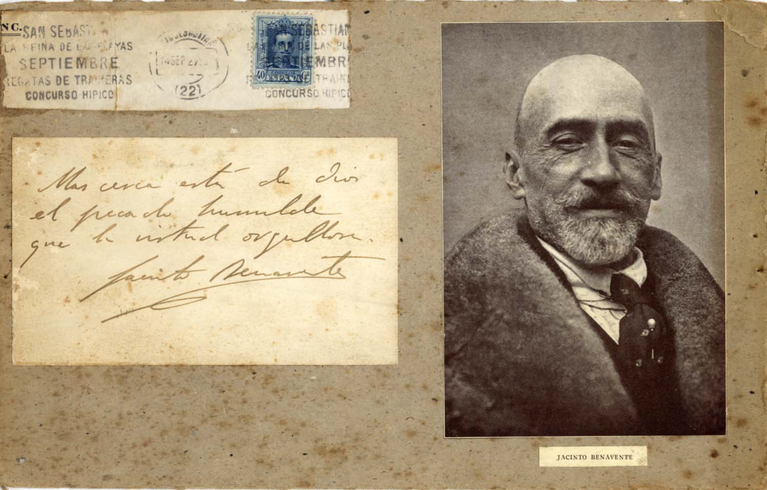 Jacinto & Thomas Alexander Ford Madox & Henry & others Benavente & Boyd & Ford & George & others Autograph Autogramm | ID 8443157250197