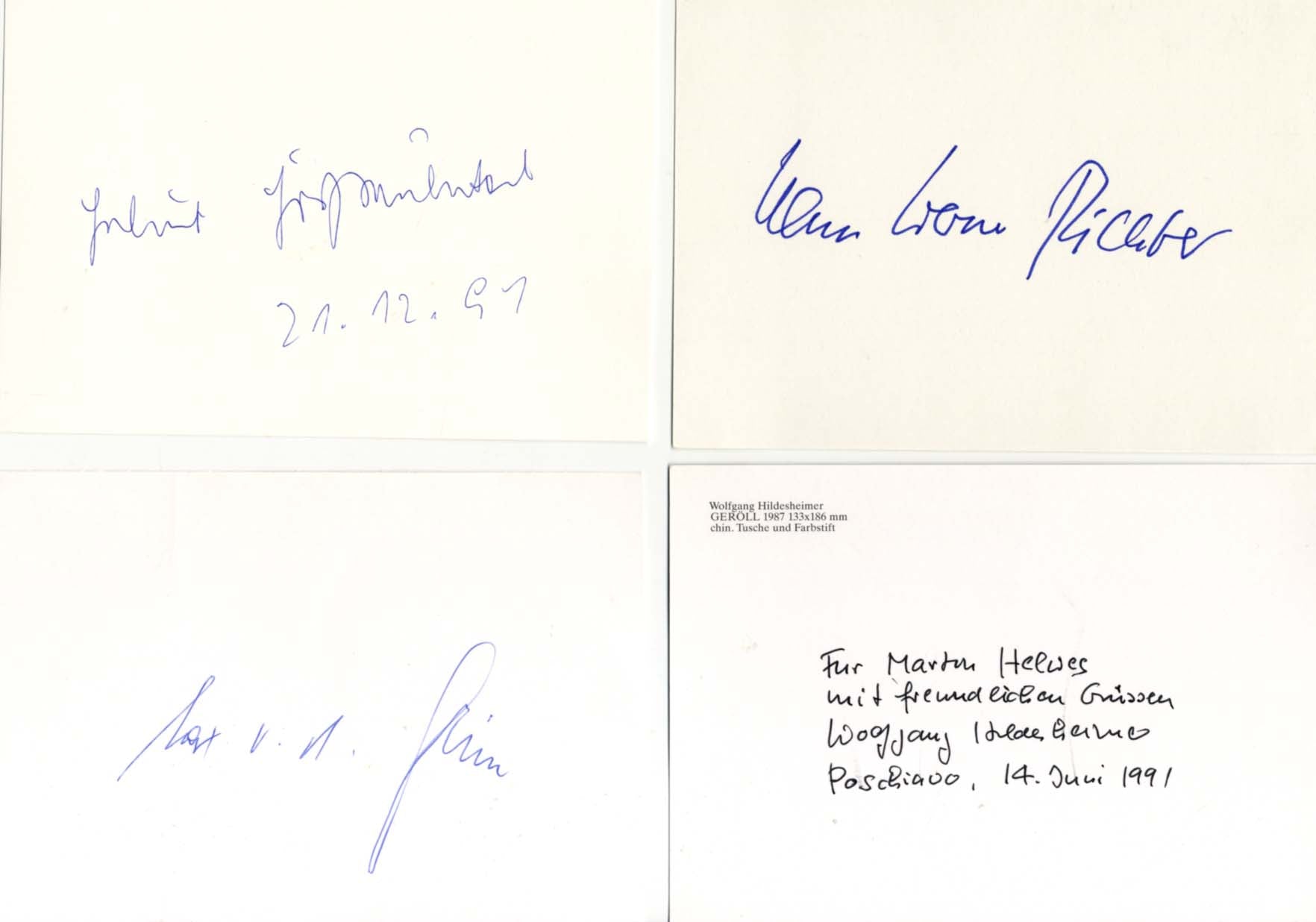 Literature Collection II (6) Autographs