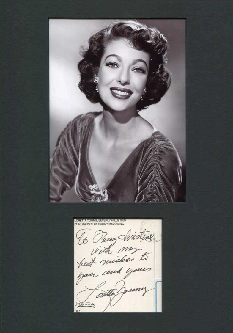 Loretta Young Autograph Autogramm | ID 8464515170453