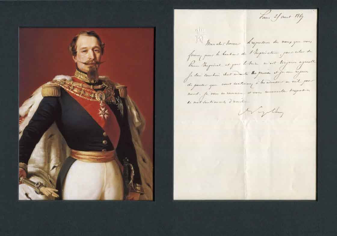 Louis-Napoleon Bonaparte Autograph Autogramm | ID 8358598377621
