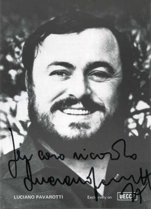 Luciano & José & Plácido Pavarotti & Carreras & Domingo Autograph Autogramm | ID 8480875872405