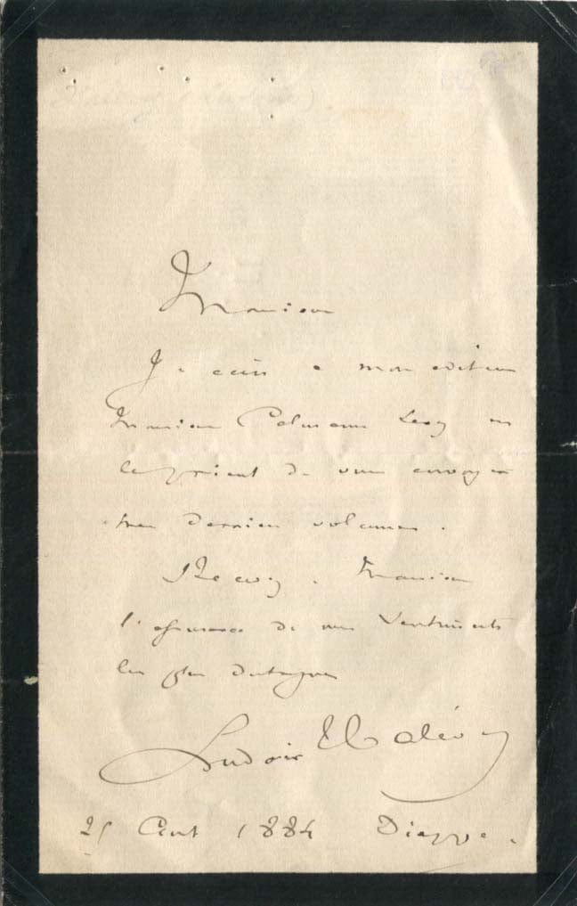 Ludovic Halevy Autograph Autogramm | ID 8143266611349