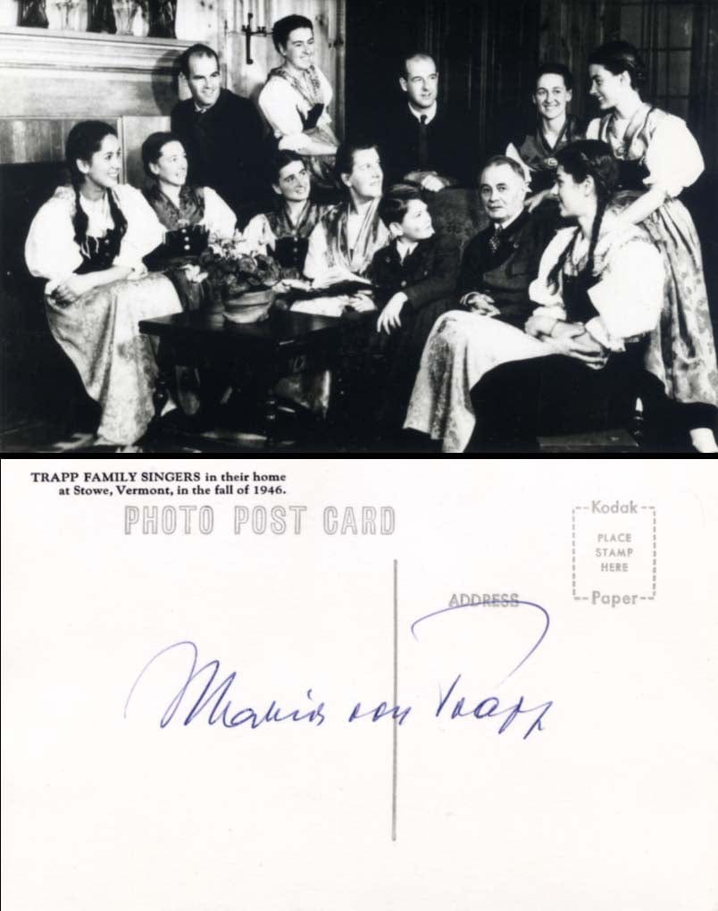 Maria Augusta von Trapp Autograph Autogramm | ID 14899872334205