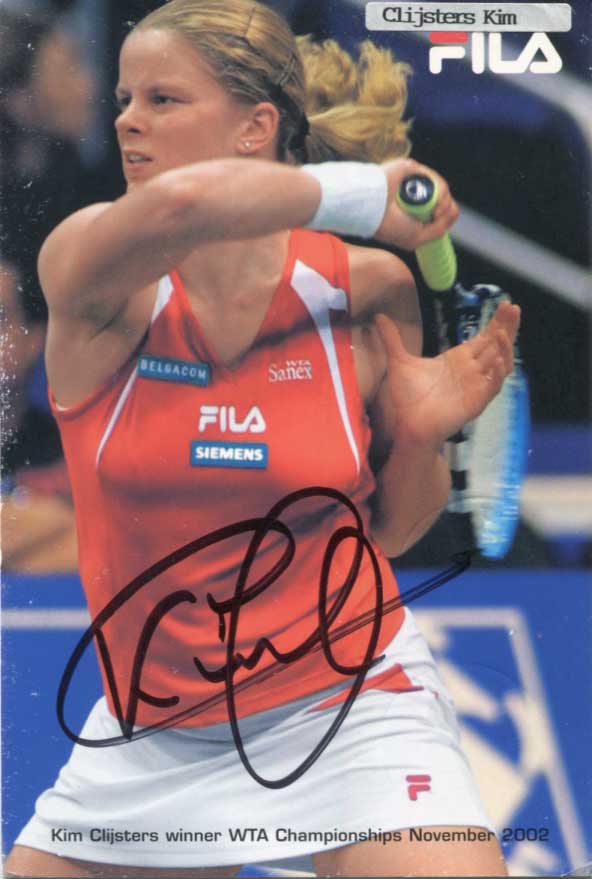 Marion & Kim Bartoli & Clijsters Autograph Autogramm | ID 14857248047485