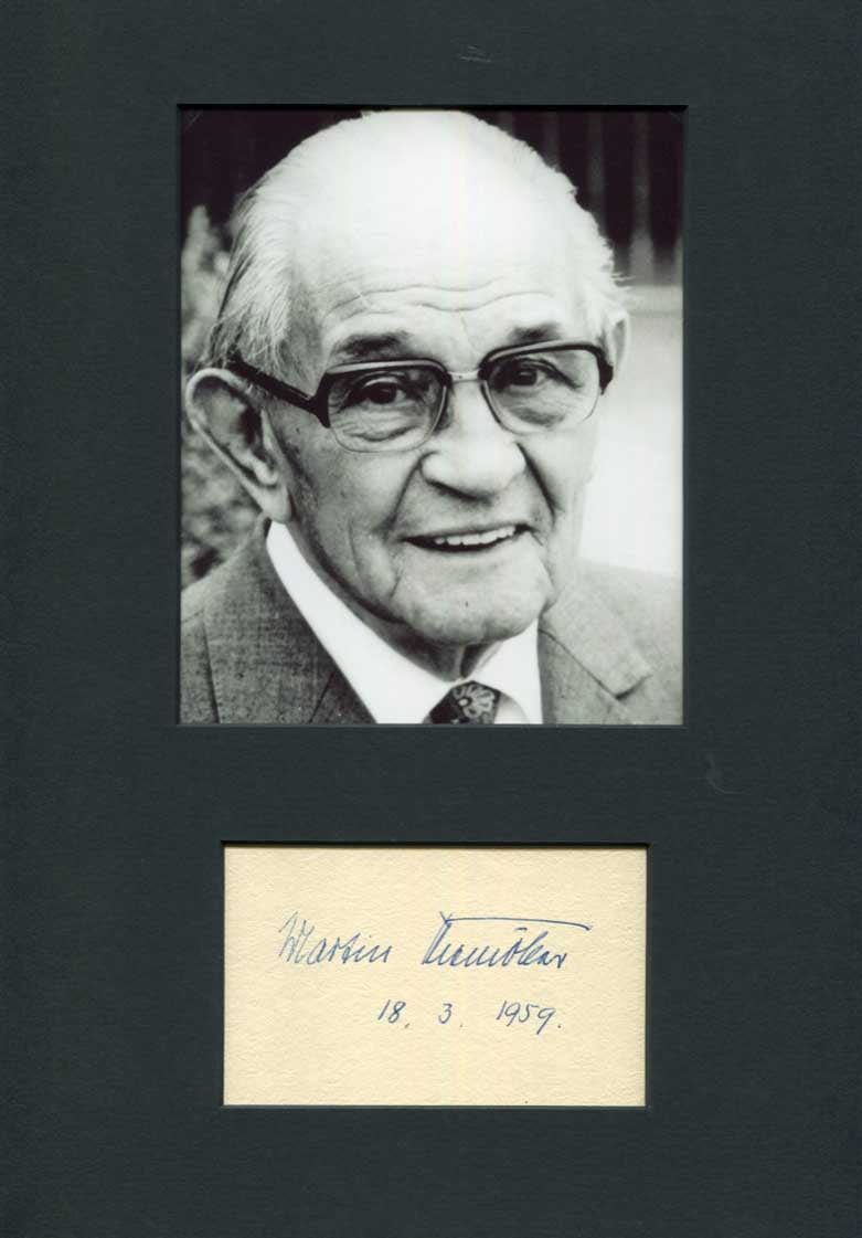 Martin Niemöller Autograph Autogramm | ID 8424480800917