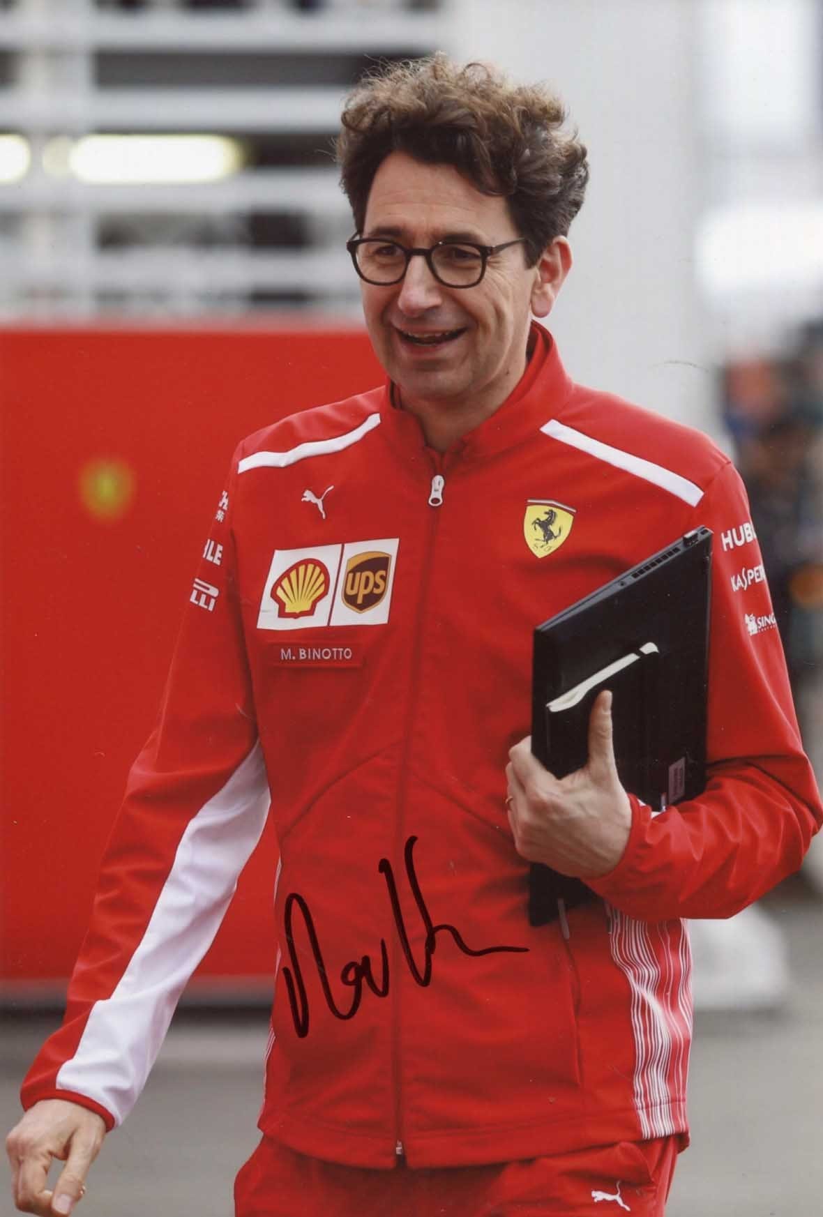 Mattia Binotto Autograph Autogramm | ID 15125409235325