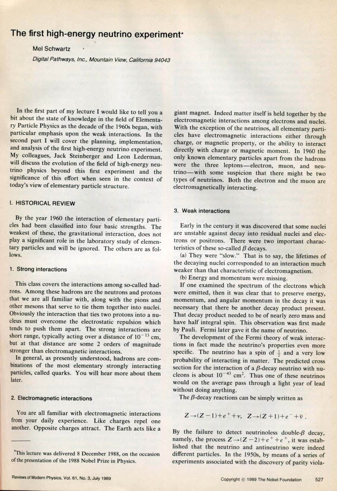 Melvin Schwartz Autograph Autogramm | ID 8125383770261