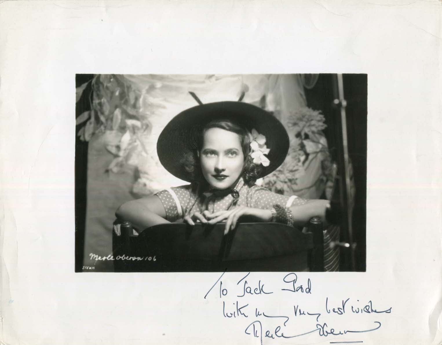Merle Oberon Autograph Autogramm | ID 7987986268309