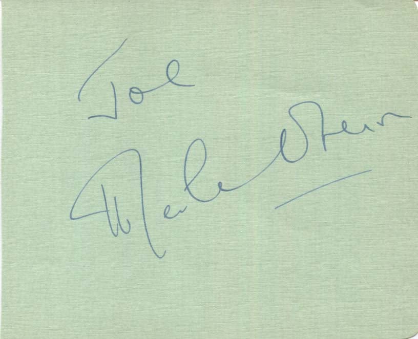 Merle Oberon Autograph Autogramm | ID 8032218808469
