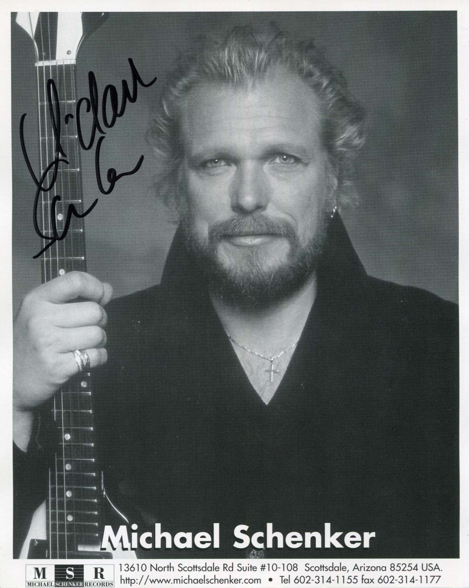 Michael Schenker Autograph Autogramm | ID 8012458557589