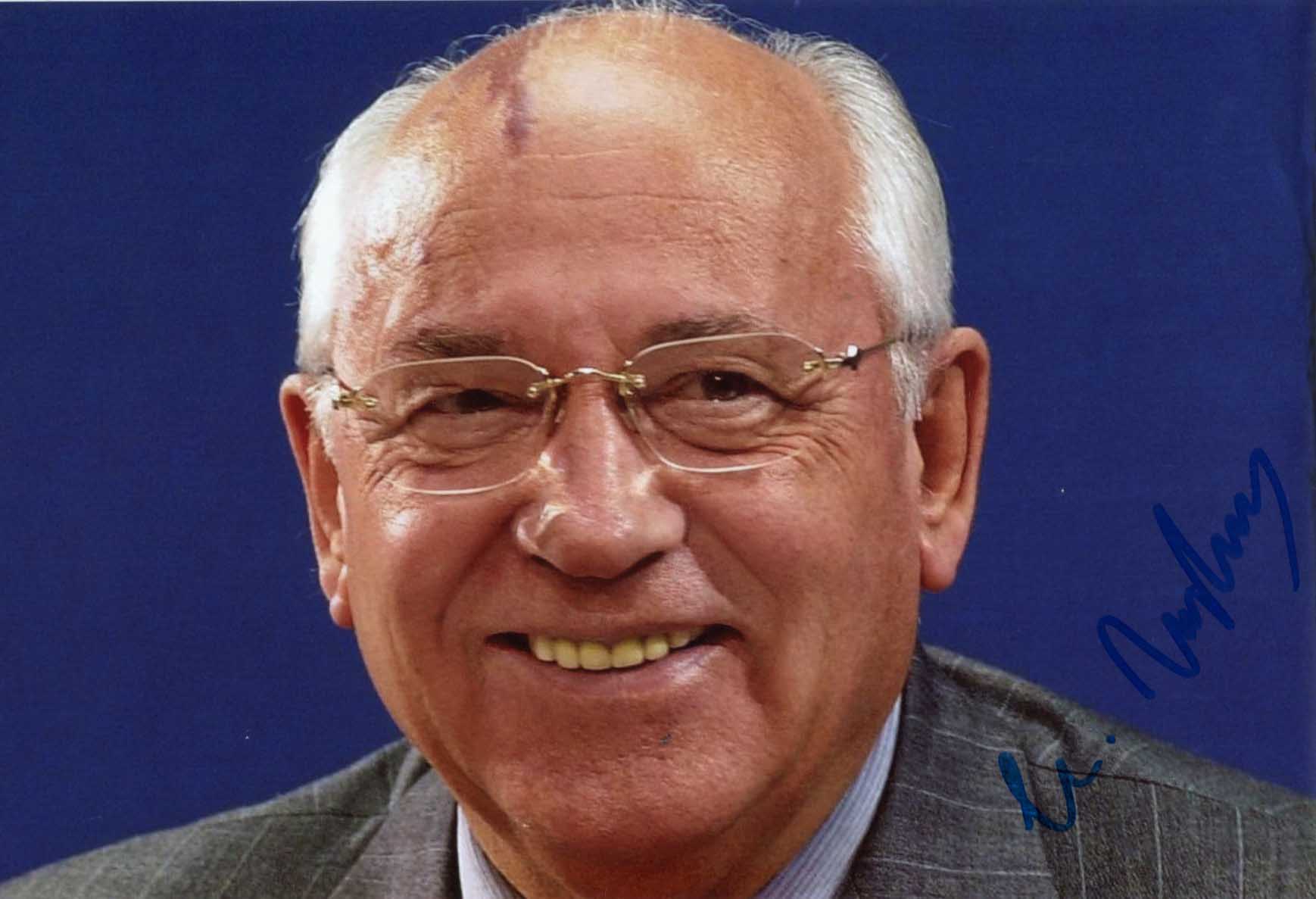 Michail Gorbachev Autograph Autogramm | ID 15295054152061