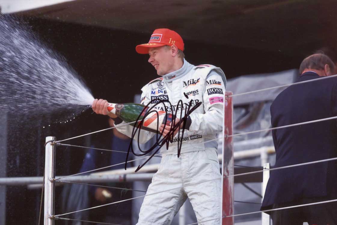 Mika Häkkinen Autograph Autogramm | ID 8410453672085