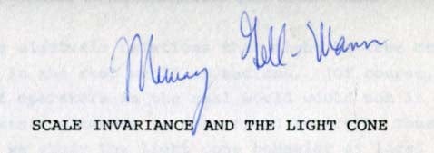 Murray Gell-Mann Autograph Autogramm | ID 8141376979093