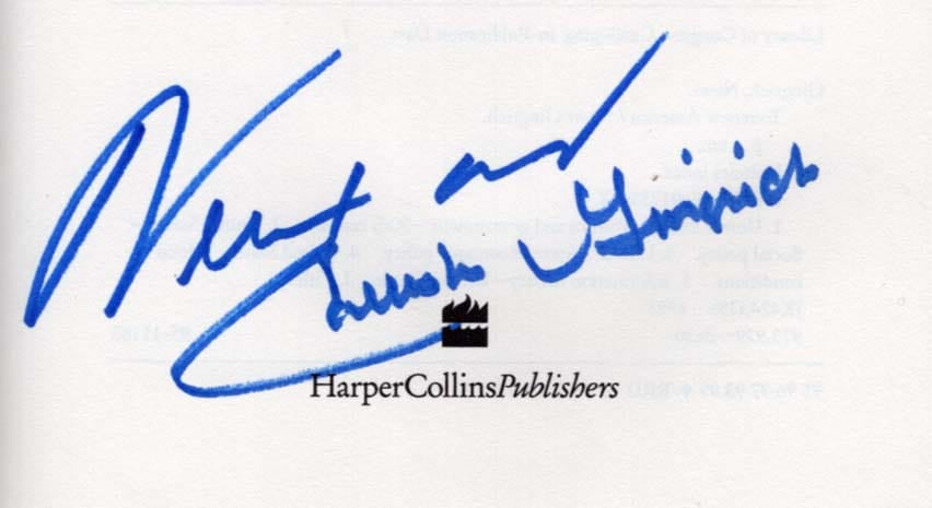 Newton Leroy Gingrich Autograph Autogramm | ID 8075171954837