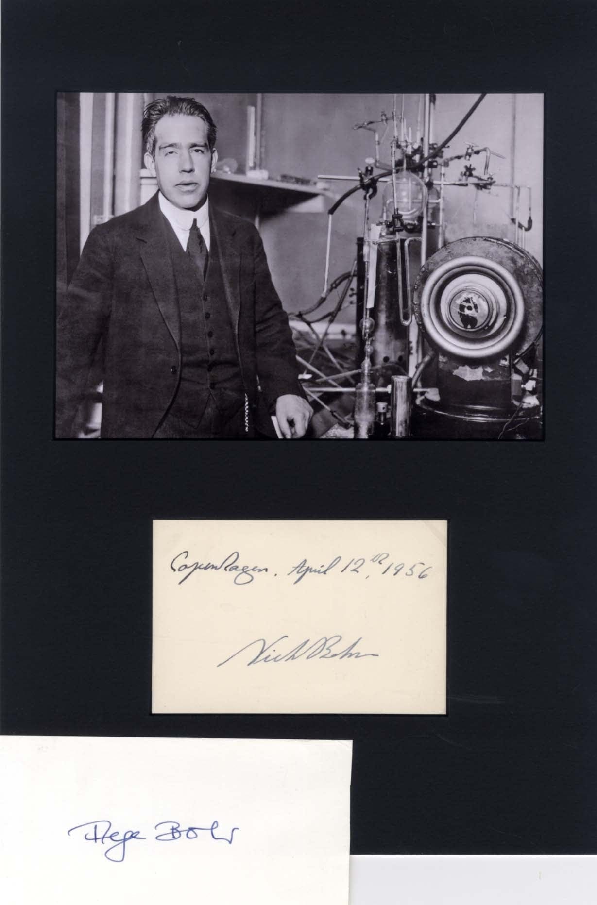 Niels & Aage Bohr Autograph Autogramm | ID 15007751373181