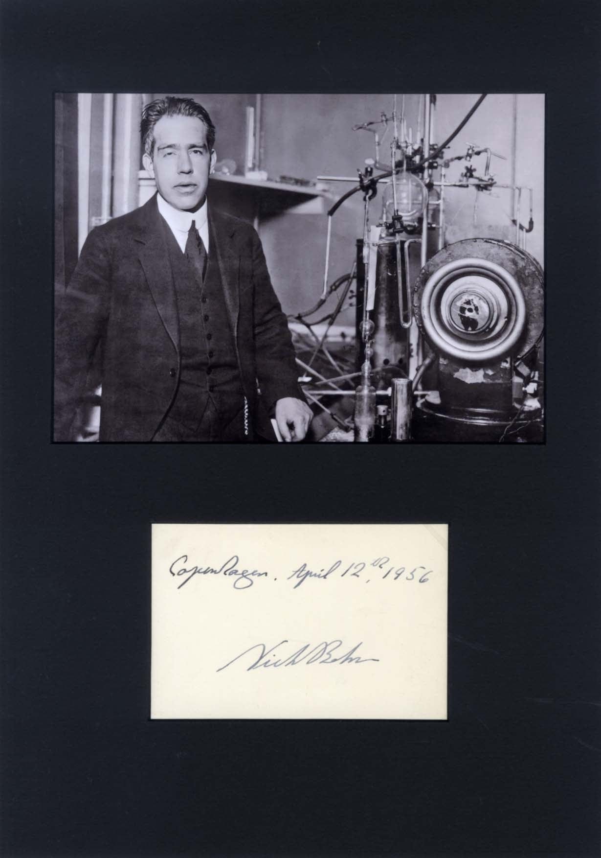 Niels & Aage Bohr Autograph Autogramm | ID 15007751373181