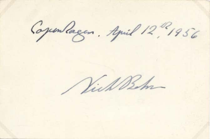 Niels & Aage Bohr Autograph Autogramm | ID 15007751373181