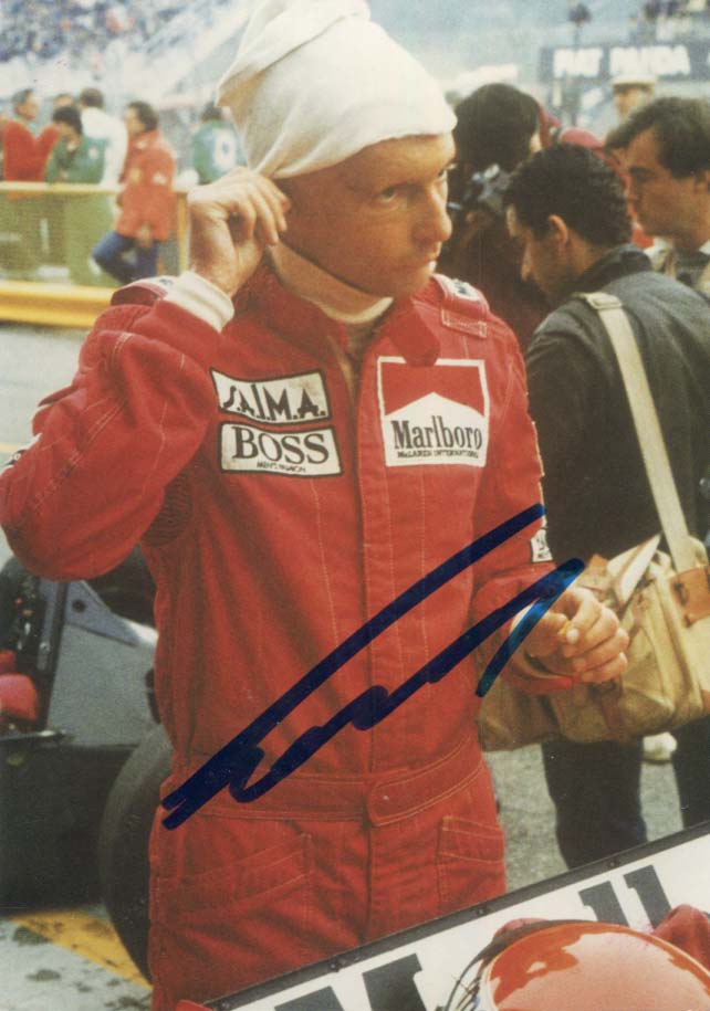Niki Lauda Autograph Autogramm | ID 7984678305941