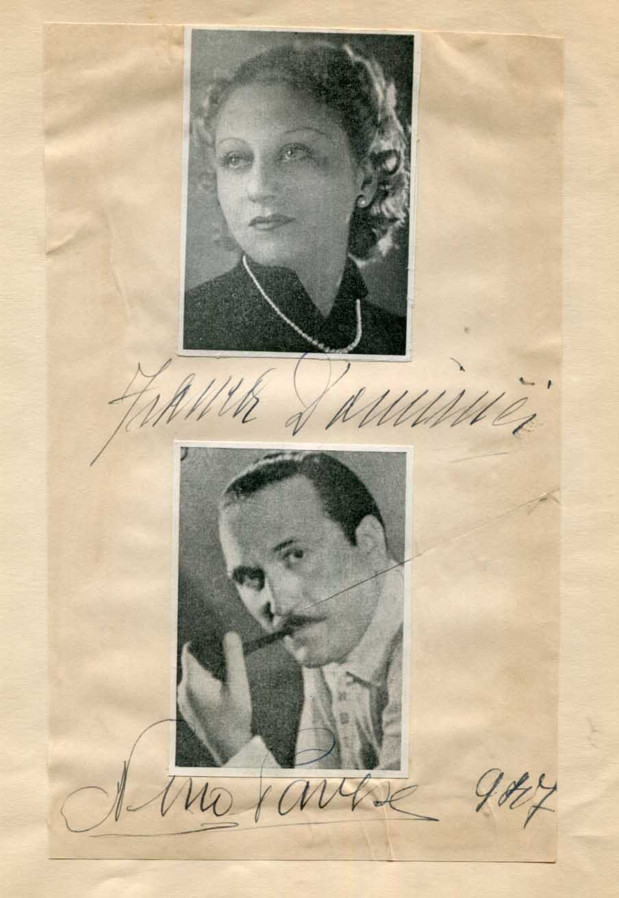 Nini & Franca Pavese & Dominici Autograph Autogramm | ID 8506254622869