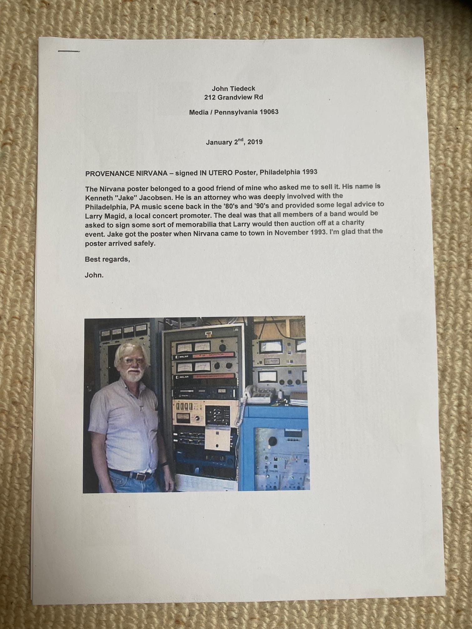 Nirvana Autograph Autogramm | ID 14833930895741