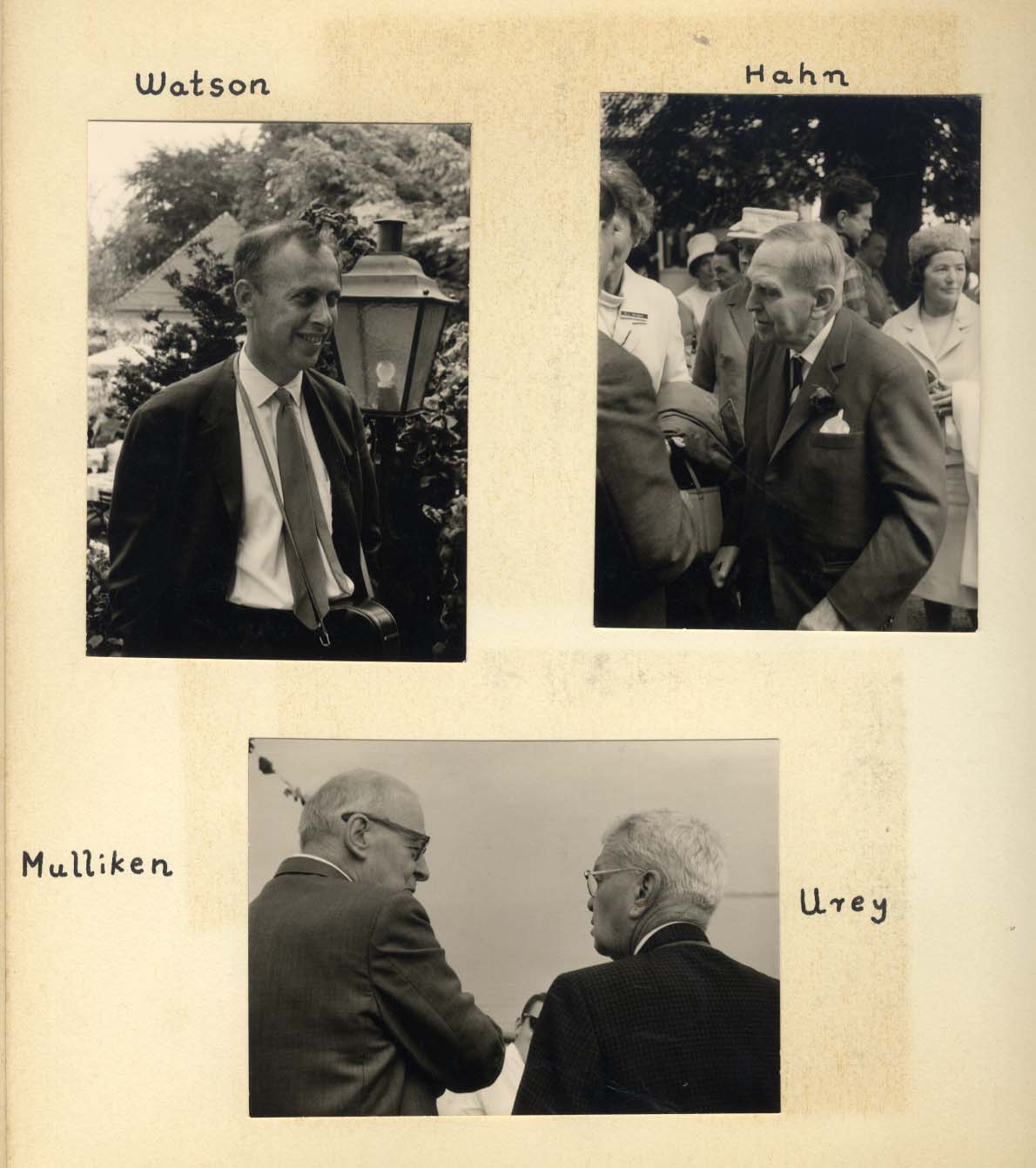 James Dewey & Werner O. T. & Fritz A. & Otto & others Watson & Forssmann & Lipmann & Hahn & others Autograph Autogramm | ID 8602351370389