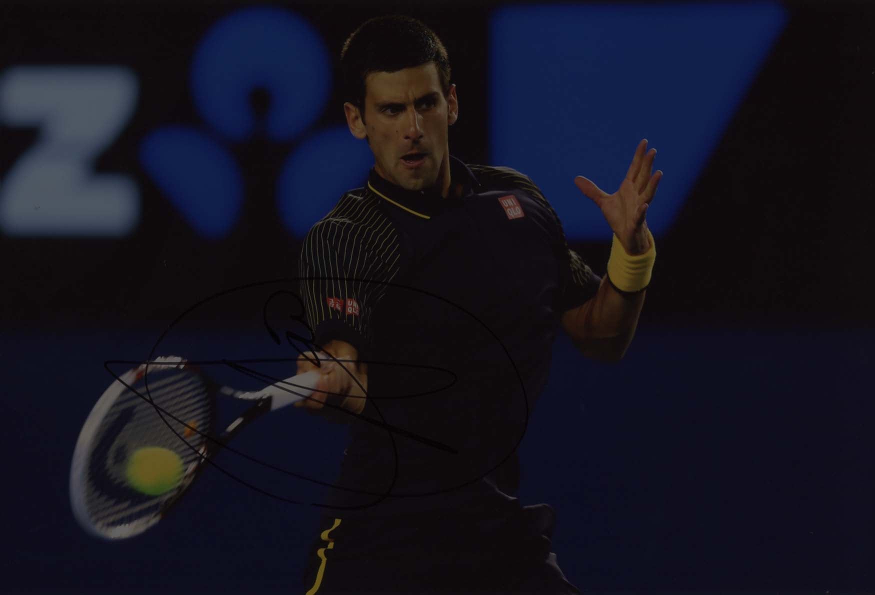 Novak Djokovic Autograph signed photographs