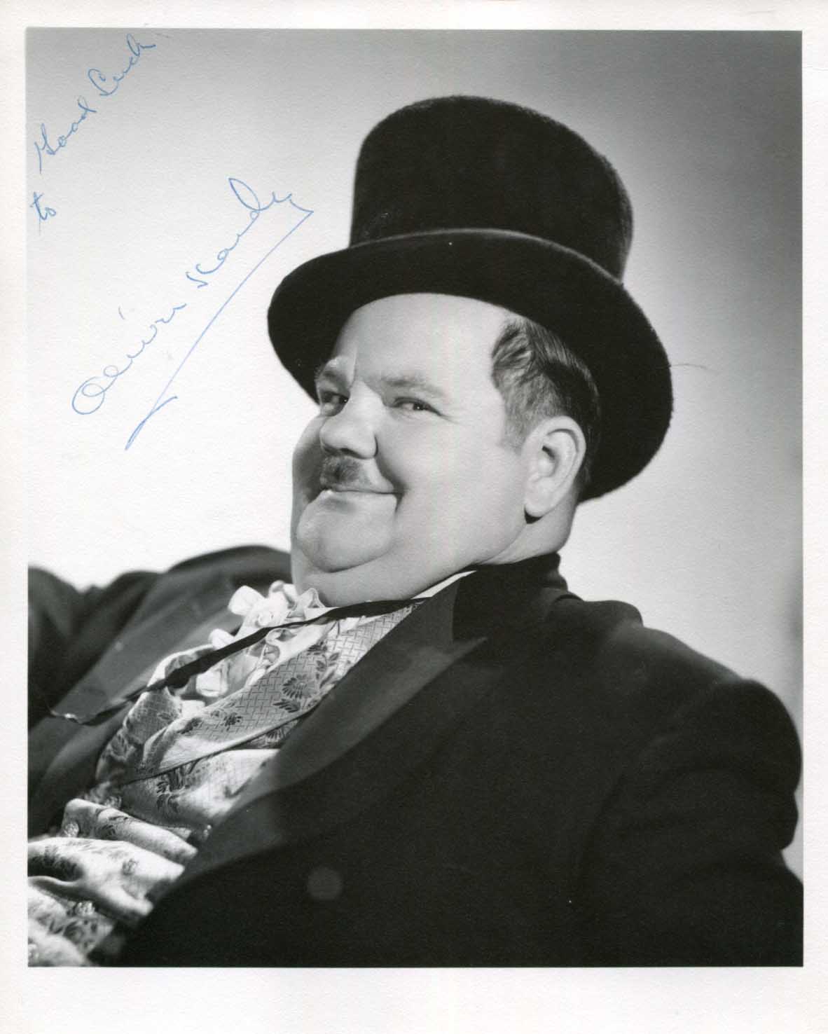 Oliver Hardy Autograph Autogramm | ID 15338633527677