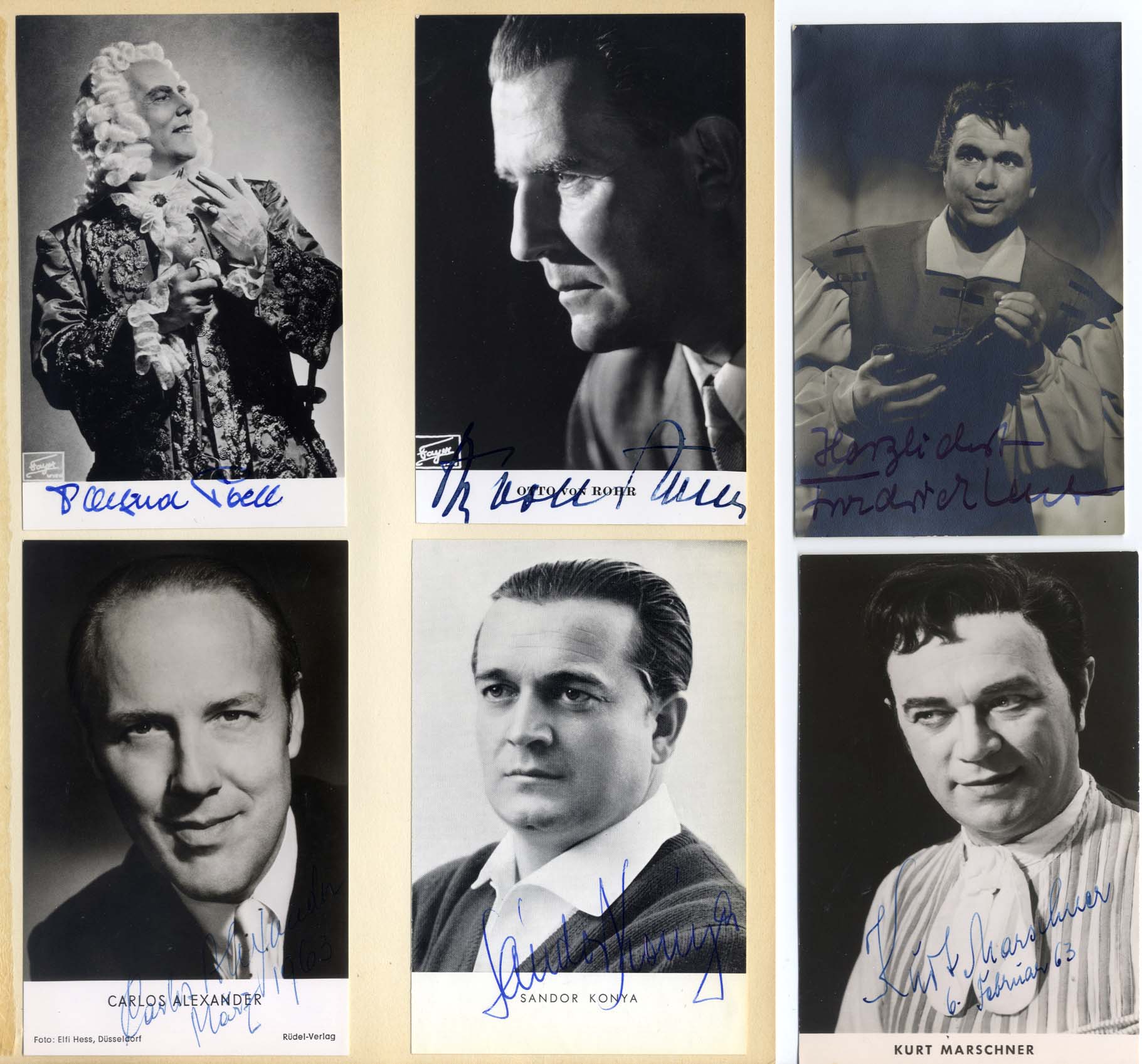Opera Singers Autograph Autogramm | ID 7881071034517