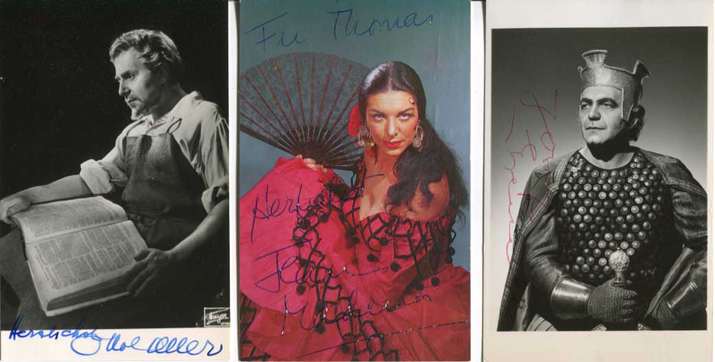 Opera Singers Autograph Autogramm | ID 8480831963285