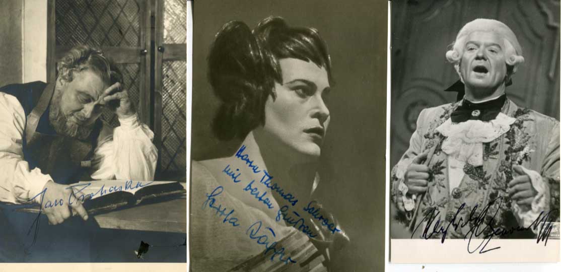Opera Singers Autograph Autogramm | ID 8480831963285