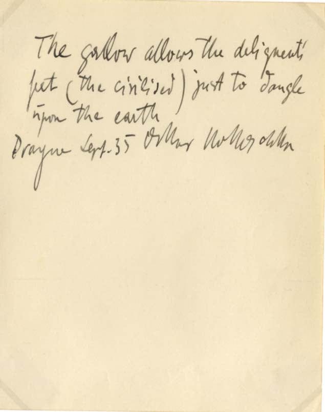 Oskar Kokoschka Autograph