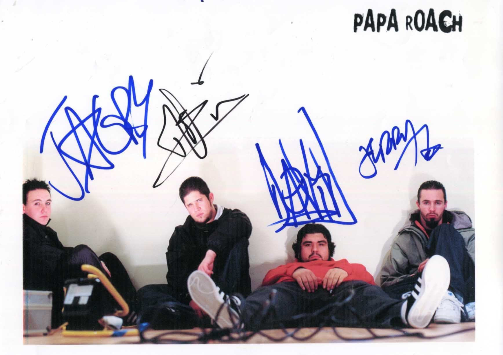 Papa Roach Autograph Autogramm | ID 14603100520829