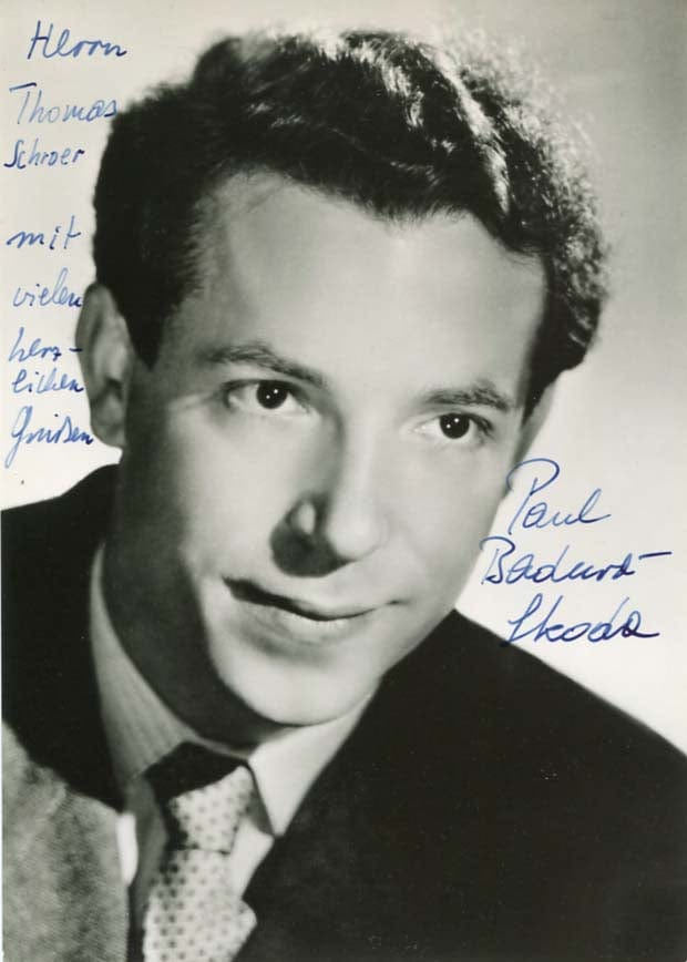 Paul Badura-Skoda Autograph Autogramm | ID 7880720908437