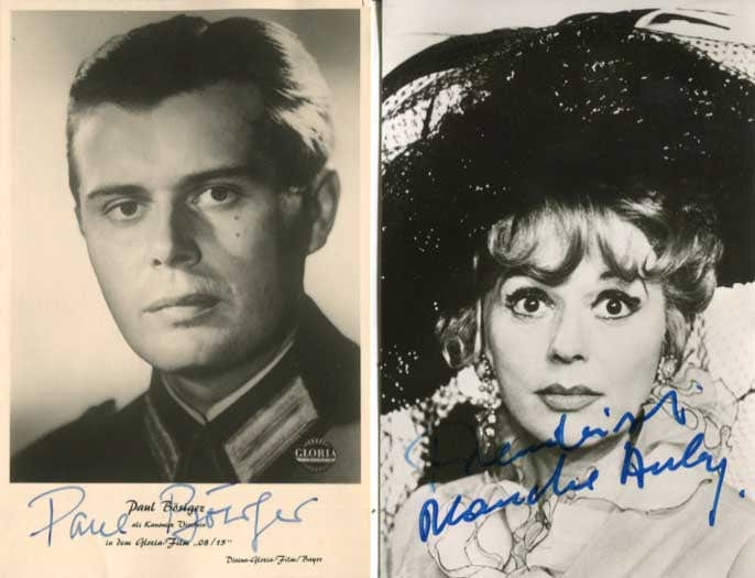 Paul &amp; Blanche Bösiger &amp; Aubry Autograph Autogramm | ID 8405977661589