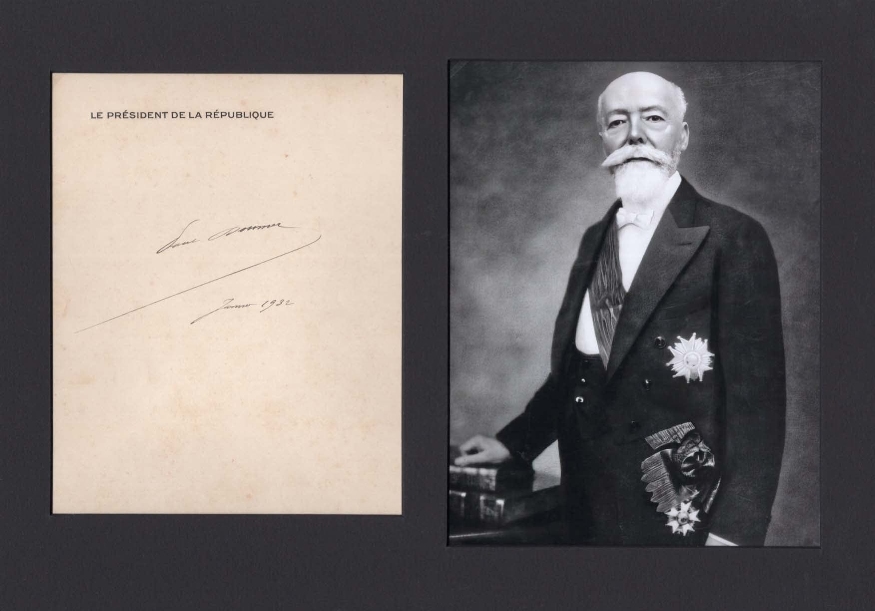 Paul Doumer Autograph Autogramm | ID 8216175870101