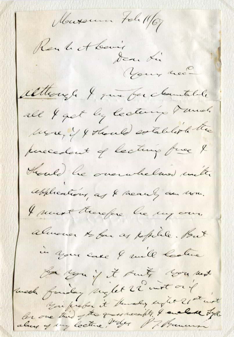 Phineas Taylor Barnum Autograph Autogramm | ID 7977733062805