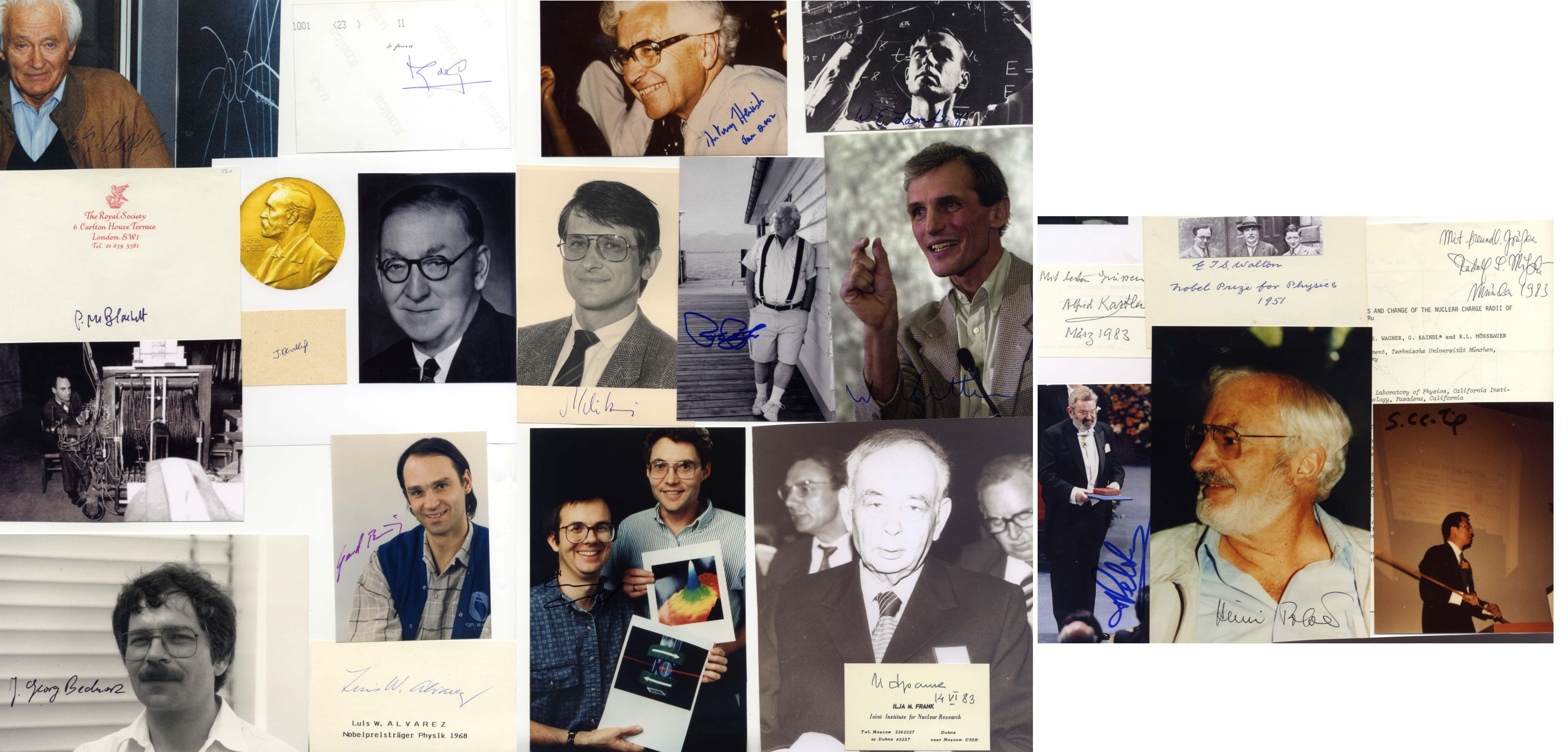 Physics Nobel Prize Winners Autograph Autogramm | ID 8103072661653