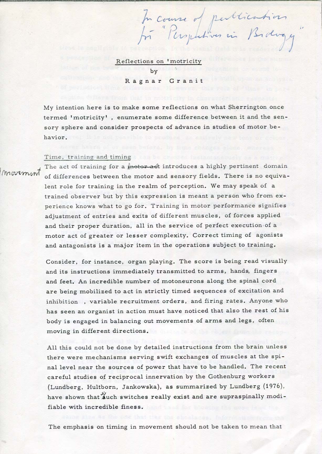 Ragnar Granit Autograph Autogramm | ID 8278664675477