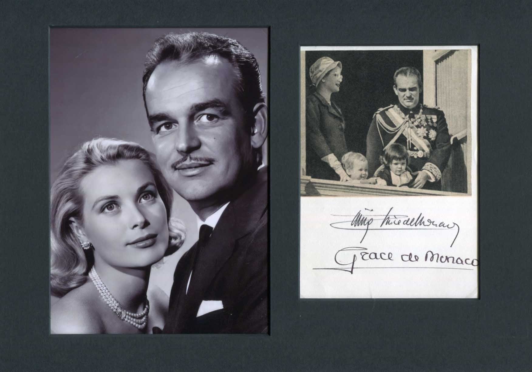 Grace & Rainier de Monaco Autograph Autogramm | ID 15321908969853
