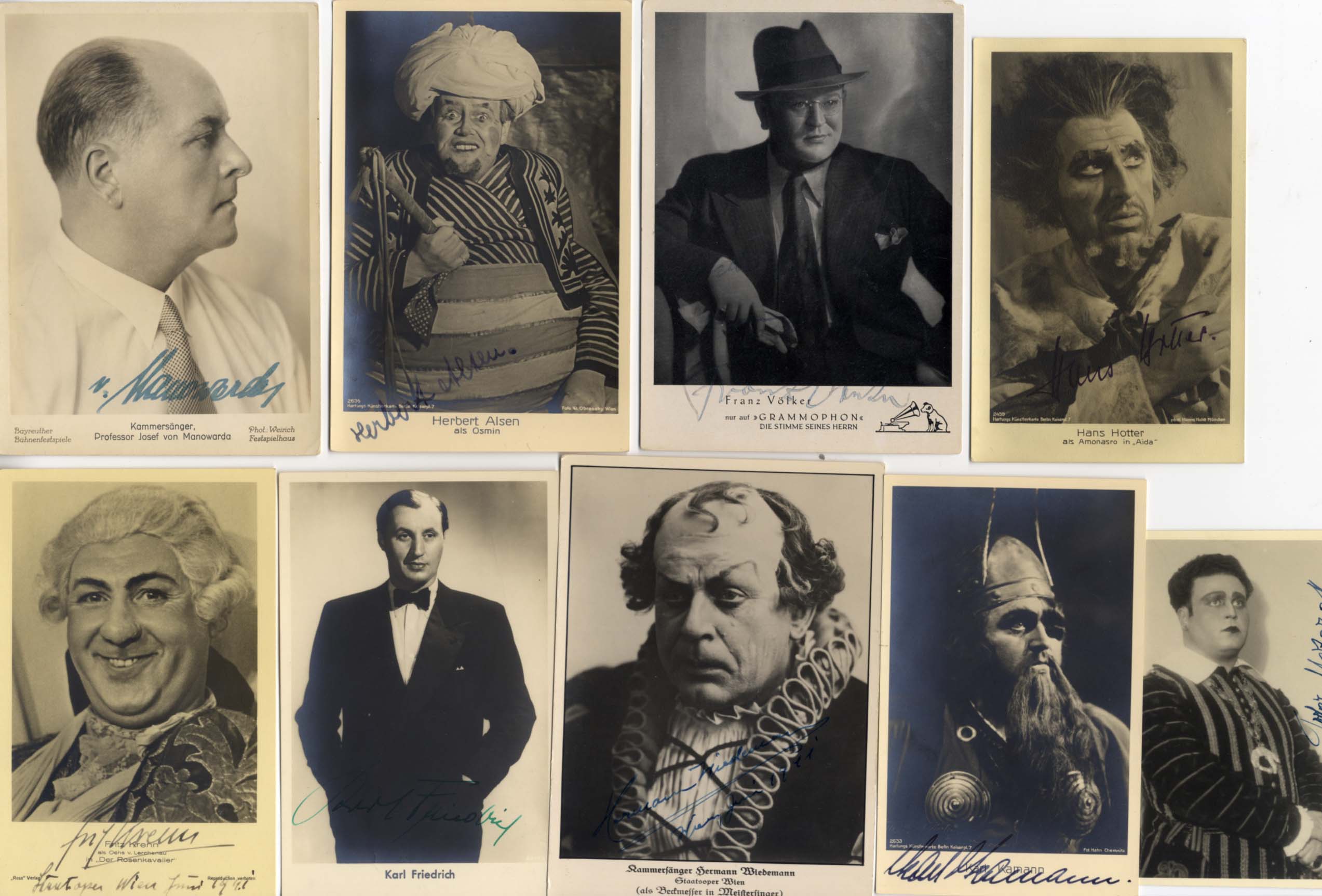 Richard Strauss & Opera Singers Autograph Autogramm | ID 8229244960917