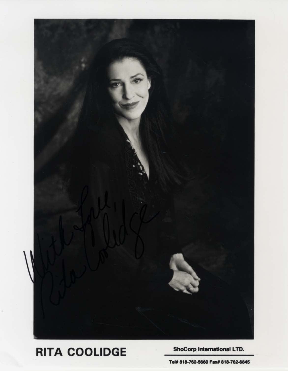 Rita Coolidge Autograph Autogramm | ID 15052239536509