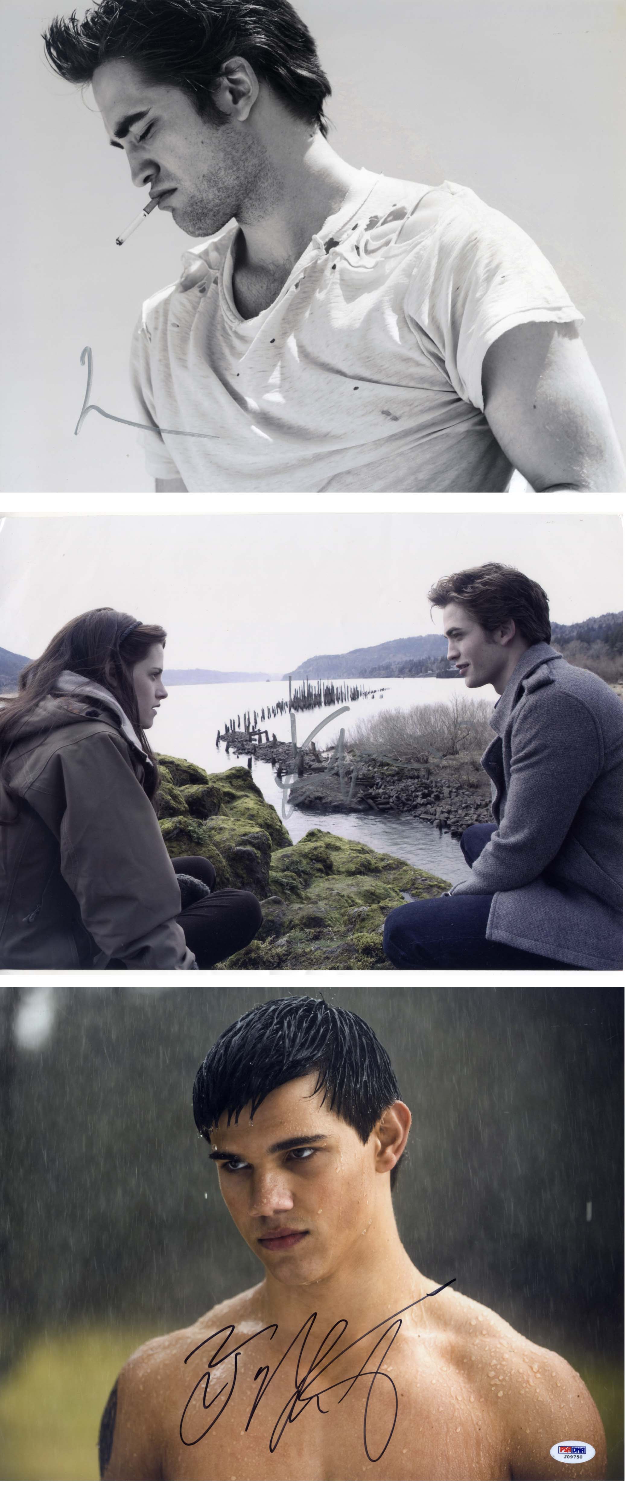 Robert & Kristen & Taylor Pattinson & Stewart & Lautner Autograph Autogramm | ID 8296363458709