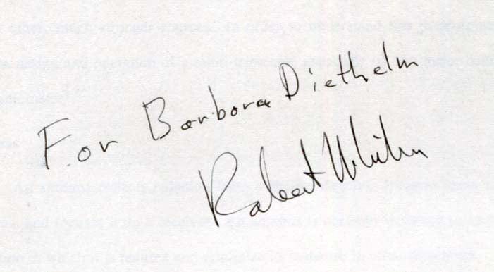 Robert Woodrow  Wilson Autograph Autogramm | ID 8141533937813