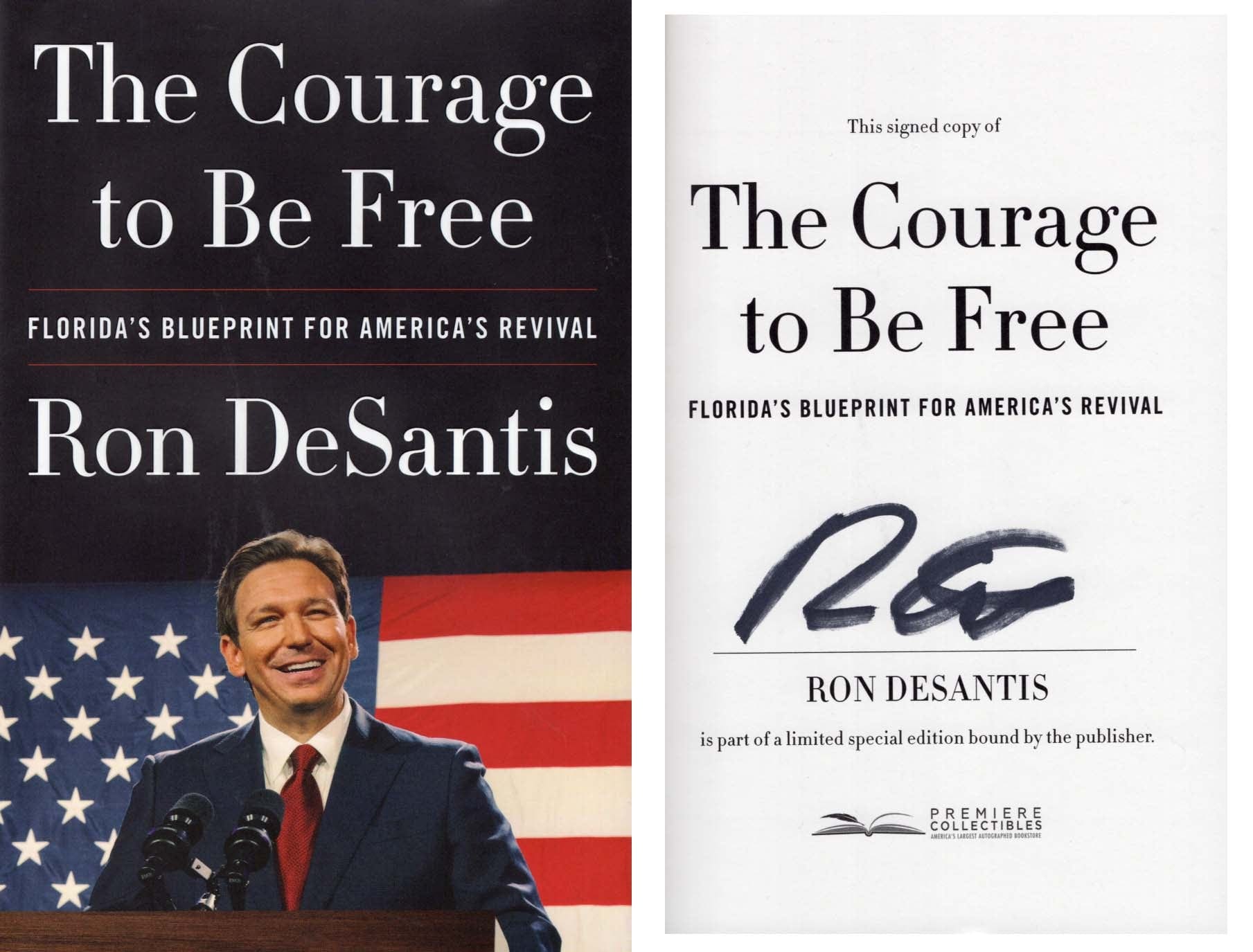 Ronald Dion DeSantis Autograph Autogramm | ID 8126095360149