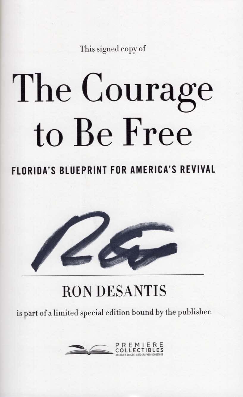 Ronald Dion DeSantis Autograph Autogramm | ID 8126095360149