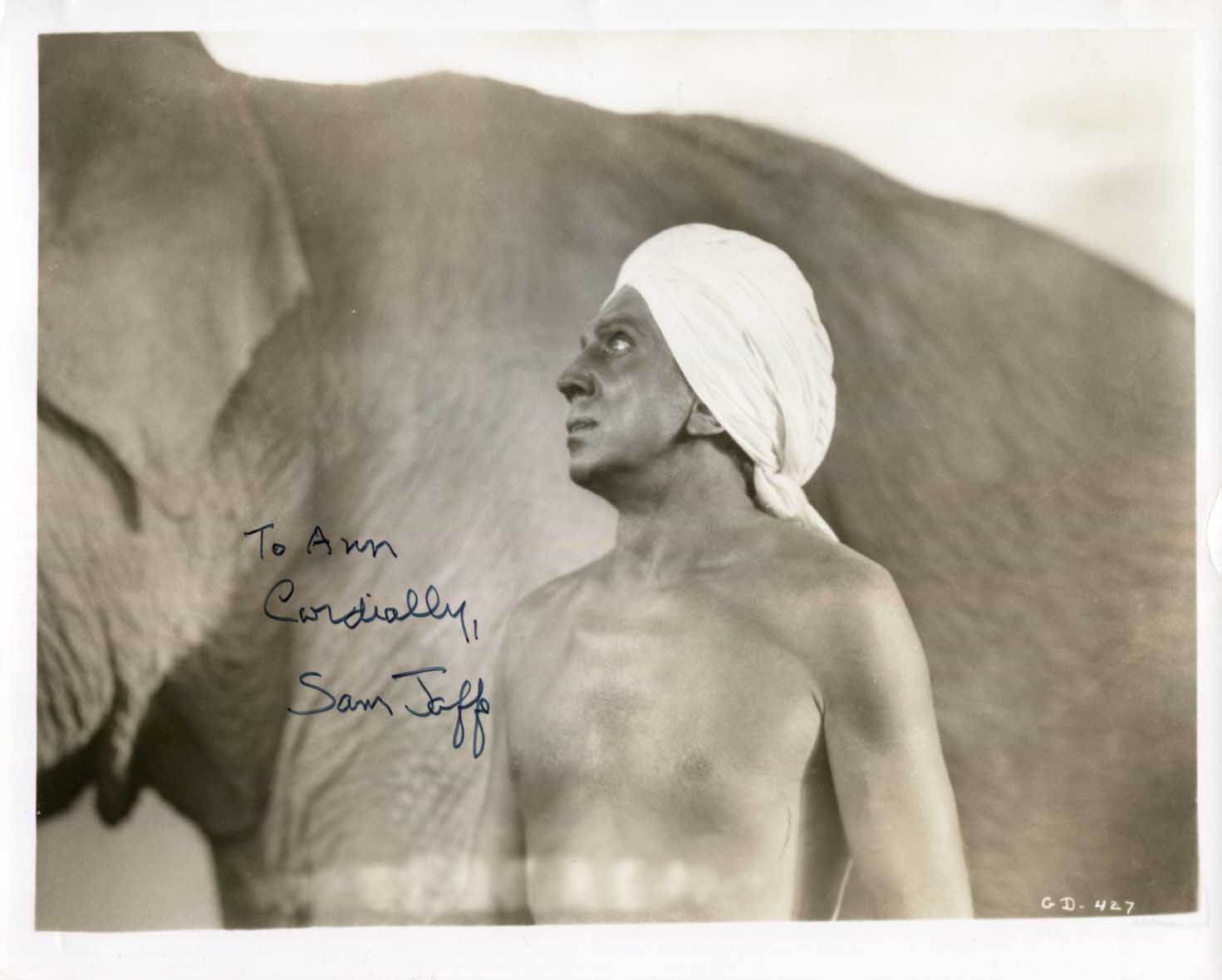 Sam Jaffe Autograph Autogramm | ID 15308340429181