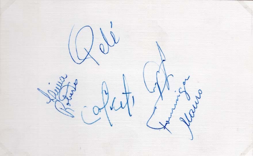 Santos FC Team 1962 Autograph Autogramm | ID 8582950715541