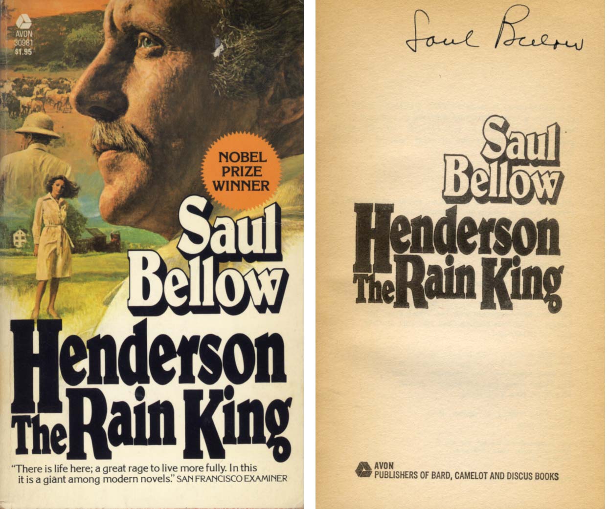 Saul Bellow Autograph Autogramm | ID 14678767796605