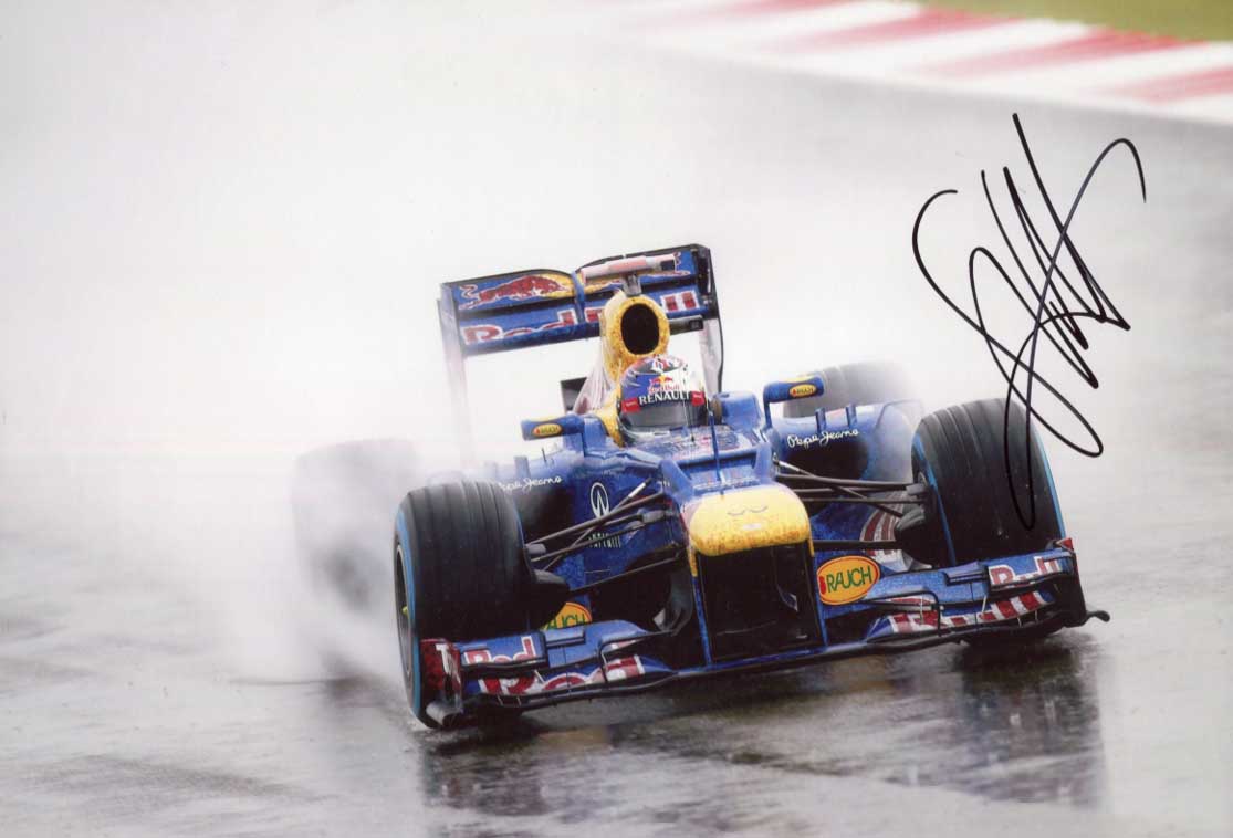 Sebastian Vettel Autograph Autogramm | ID 8410299564181