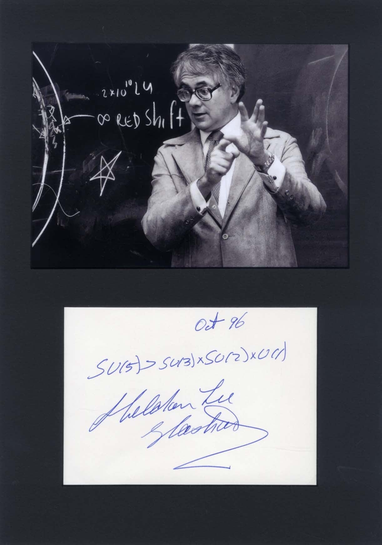 Sheldon Glashow Autograph Autogramm | ID 15064411079037